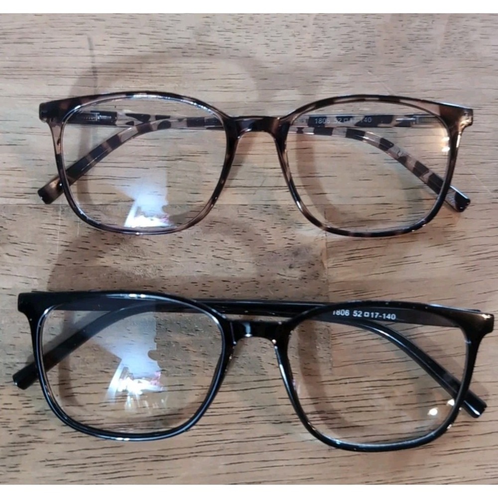 Gaoye 2 Pack Blue Light Blocking Glasses Women/Men, Computer Gaming Clear Lenses